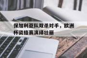 爱游戏手机版登录入口-保加利亚队双杀对手，欧洲杯资格赛演绎壮丽