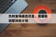 爱游戏手机版登录入口-热刺客场疲态尽显，需重新调整训练计划